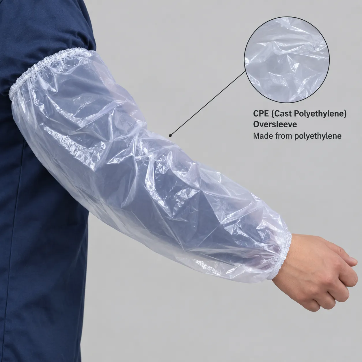 PE Disposable Oversleeves 40 x 20cm - Case of 2000